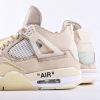 Off-White x Air Jordan 4 RetroCream/Sail