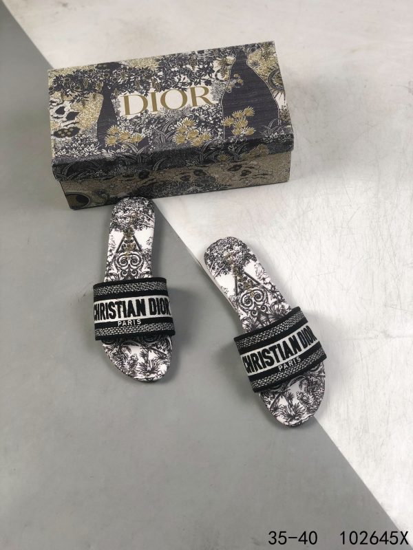 Dior alphabet sandal replica