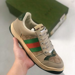 Gucci Distressed Screener sneaker  replica