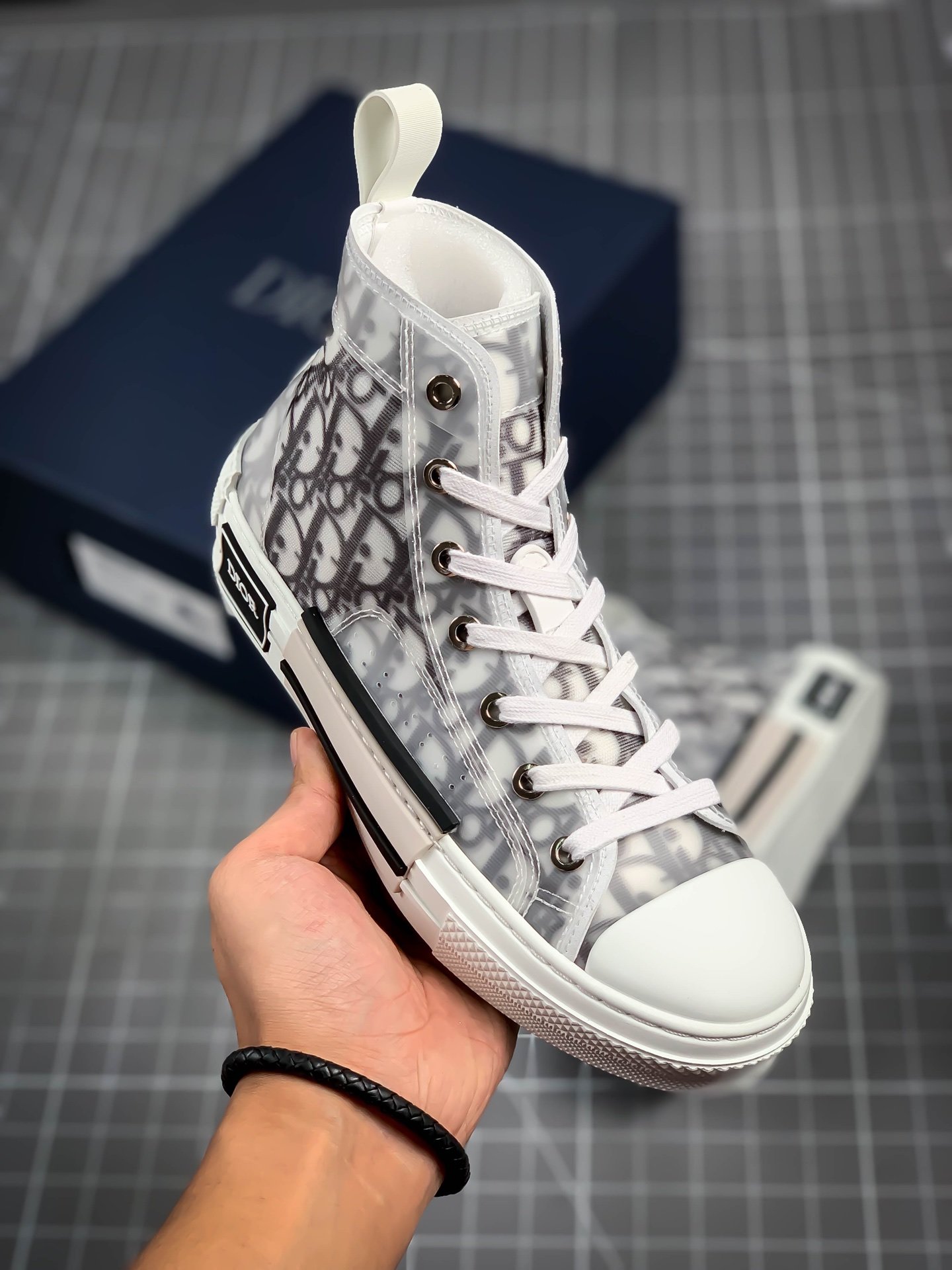 Dior B23 Oblique High Top Sneakers