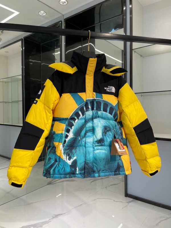 Supreme & The North Face Statue of Liberty down jacket