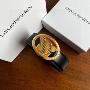 Armani automatic buckle belt