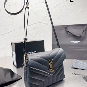 YSL V-grid postman bag  (Multicolor)