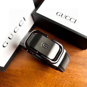 Gucci hollow matte automatic buckle belt