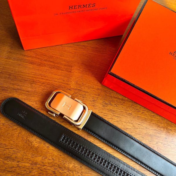 i1678888710_8904_5.jpg HERMES hollowed out frosted automatic buckle belt