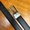 HERMES lychee patterned needle buckle belt