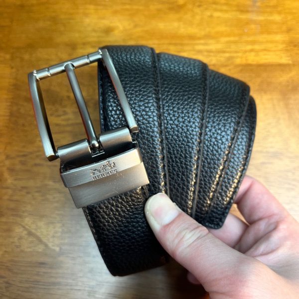 i1679066320_9703_4.jpg HERMES lychee patterned needle buckle belt