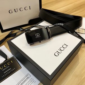 Gucci men's automatic buckle belt