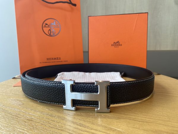 i1681042860_9797_1.jpg Hermes Men's Counter Top Layer Cowhide Steel Button Belt