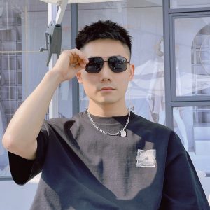 Prada High quality men's polarized sunglasses Material