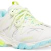 (WMNS) Balenciaga Track Sneaker 'White Neon Yellow'  542436W3AC69704