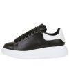 (WMNS) Alexander McQueen Oversized Sneaker 'Black White'  553770WHGP5-1070