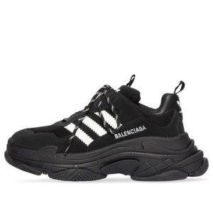 Adidas x Balenciaga Triple S Sneaker 'Black White'  712821W2ZB21090
