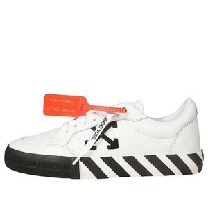 OFF-WHITE Vulcanized Low 'White Black'  OMIA085F19D680010110