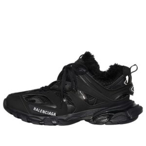Balenciaga Track Sneaker 'Faux Fur Black'  668556W3CQ11000