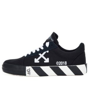 OFF-WHITE Vulcanized Striped Low Top  183510011000BLACK