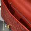 Dior Medium Dioramour Caro Red Bag with Heart Motif