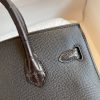 Hermes So Black Midnight Faubourg Birkin 20 Sellier Limited Edition Bag