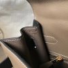 Hermes Bi-color Kelly 32cm Epsom Bag Taupe/Black GHW