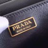 Prada Cahier Shoulder Bag In Black Leather