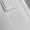 Loewe Hammock Nugget Bag In White Calfskin