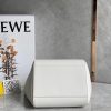 Loewe Hammock Nugget Bag In White Calfskin