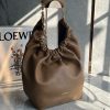 Loewe Medium Squeeze Bag in Brown Nappa Lambskin