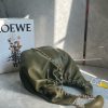 Loewe Medium Squeeze Bag in Olive Nappa Lambskin