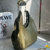 Loewe Medium Squeeze Bag in Olive Nappa Lambskin