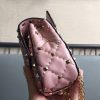 Valentino Rockstud Spike Small Bag In Poudre Lambskin