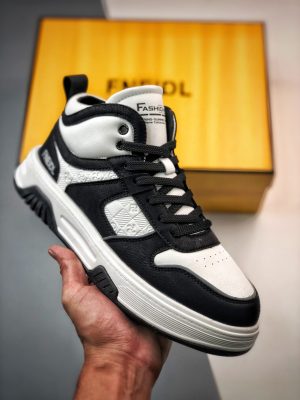 Fendi trend fashion mid-top sports casual shoes