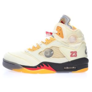 Off-White x Air Jordan Retro 5Sail