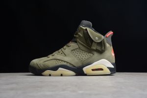 Travis Scott X Air Jordan 6 Medium Olive TS