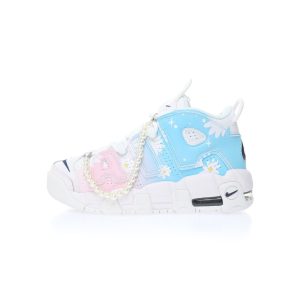 Nike Air More Uptempo GSWhite/Blue Sky/Pink