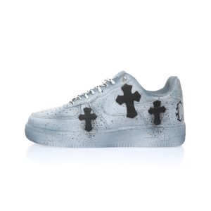 Nike Air Force 1'07 LowWhite/Blue/Chrome Hearts