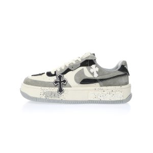 Nike Wmns Air Force 1 FontankaGrey/Black/Chrome Hearts
